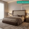 Cabeceira Queen 160 cm Lumina Com Frame Boucle TCA 310 Corino TCS 721 PEER