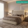 Cabeceira Queen 160 cm Lumina Com Frame Boucle TCA 310 Corino TCS 725 PEER