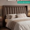 Cabeceira Queen 160 cm Lumina Com Frame Corino TCS 721 PEER