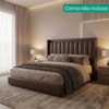 Cabeceira Queen 160 cm Lumina Com Frame Corino TCS 721 PEER