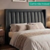 Cabeceira Queen 160 cm Lumina Com Frame Corino TCS 724 PEER