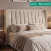 Cabeceira Queen 160 cm Lumina Com Frame Corino TCS 725 PEER