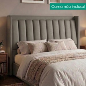 Cabeceira Queen 160 cm Lumina Com Frame Corino TCS 726 PEER