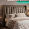 Cabeceira Queen 160 cm Lumina Com Frame Corino TCS 729 PEER