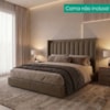 Cabeceira Queen 160 cm Lumina Com Frame Corino TCS 729 PEER