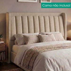 Cabeceira Queen 160 cm Lumina Com Frame Linho SL 65 PEER