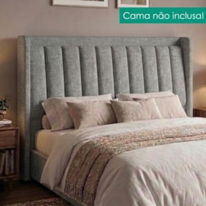 Cabeceira Queen 160 cm Lumina Com Frame Linho SL 66 PEER