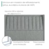 Cabeceira Queen 160 cm Lumina Com Frame Linho SL 66 PEER
