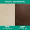 Cabeceira Queen 160 cm Lumina Com Frame Linho TCA 210 Corino TCS 721 PEER