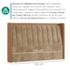 Cabeceira Queen 160 cm Lumina Com Frame Veludo TCA 312 Corino TCS 727 PEER