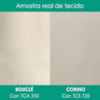 Cabeceira Queen 160 cm Lumina LED Com Frame Boucle TCA 310 Corino TCS 725 PEER