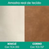 Cabeceira Queen 160 cm Lumina LED Com Frame Boucle TCA 310 Corino TCS 727 PEER