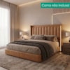 Cabeceira Queen 160 cm Lumina LED Com Frame Corino TCS 727 PEER
