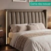Cabeceira Queen 160 cm Lumina LED Com Frame Corino TCS 729 PEER