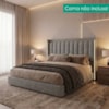 Cabeceira Queen 160 cm Lumina LED Com Frame Linho SL 66 PEER