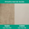 Cabeceira Queen 160 cm Lumina LED Com Frame Veludo TCA 312 Corino TCS 725 PEER