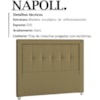 Cabeceira Queen 160 cm Napoll Veludo SL 945 Peer
