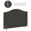 Cabeceira Queen 160 cm Room Linho SL 74 Peer