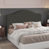 Cabeceira Queen 160 cm Room Linho SL 74 Peer