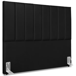 Cabeceira Queen 160cm Allia Corano Preto RM Cabeceira Queen 160cm Allia Corano Preto RM