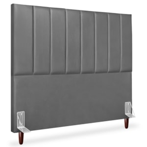 Cabeceira Queen 160cm Arlla Corano Cinza RM Cabeceira Queen 160cm Arlla Corano Cinza RM