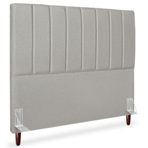 Cabeceira Queen 160cm Arlla Linho Cinza RM Cabeceira Queen 160cm Arlla Linho Cinza RM