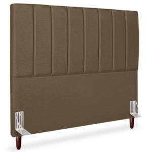 Cabeceira Queen 160cm Arlla Linho Marrom RM Cabeceira Queen 160cm Arlla Linho Marrom RM