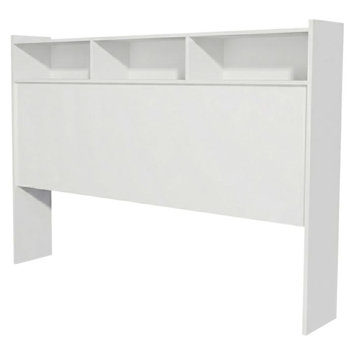 Cabeceira Queen 3 Nichos MDF 165 cm Melissa Branco Decmade