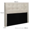 Cabeceira Queen Cama Box 160x129 cm Helen Suede Bege SBL
