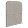 Cabeceira Solteiro 100 cm Com Frame Alana Boucle Bege Escuro Artte