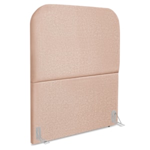 Cabeceira Solteiro 100 cm Com Frame Alana Linho Rose Artte