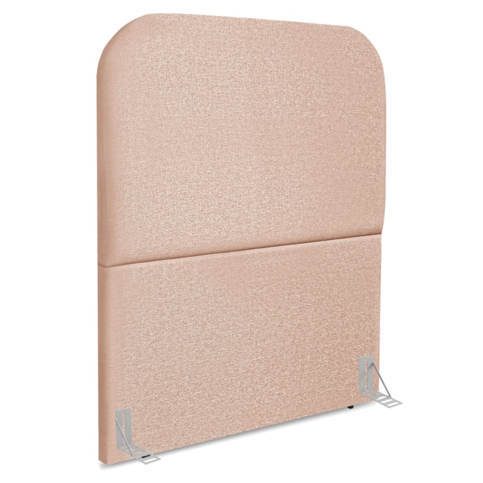 Cabeceira Solteiro 100 cm Com Frame Alana Linho Rose Artte