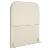 Cabeceira Solteiro 100 cm Com Frame Alana Suede Bege Artte