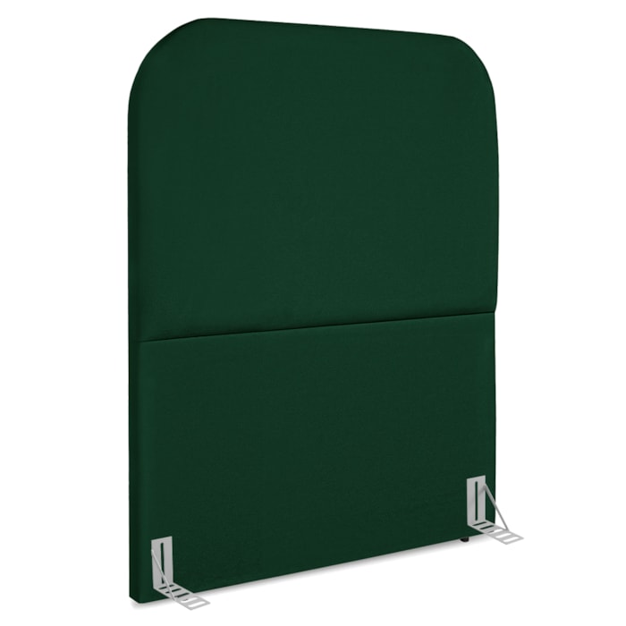 Cabeceira Solteiro 100 cm Com Frame Alana Suede Verde Artte