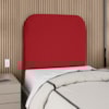 Cabeceira Solteiro 100 cm Com Frame Alana Suede Vermelho Artte