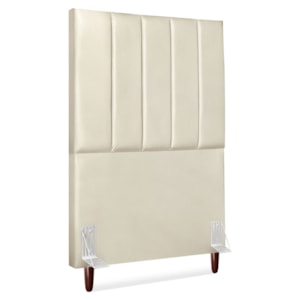 Cabeceira Solteiro 100 cm Com Frame Carla Corino Bege Artte