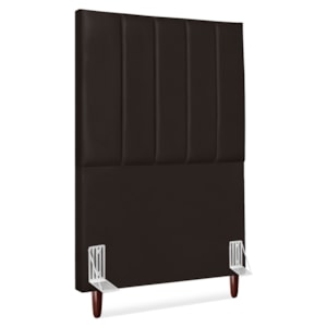 Cabeceira Solteiro 100 cm Com Frame Carla Corino Marrom Artte