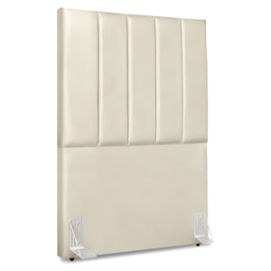 Cabeceira Solteiro 100 cm Com Frame Dalia Corino Bege Artte