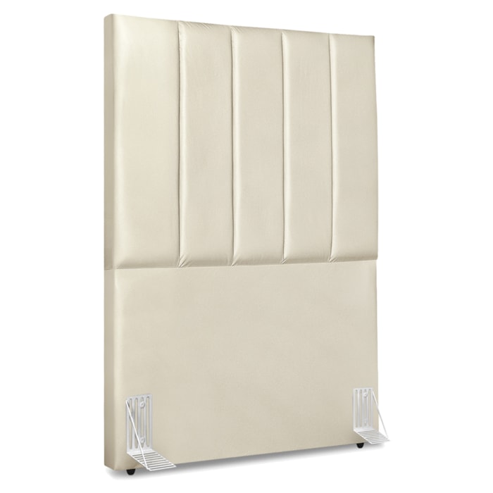 Cabeceira Solteiro 100 cm Com Frame Dalia Corino Bege Artte