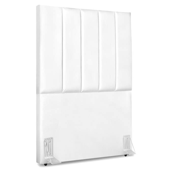 Cabeceira Solteiro 100 cm Com Frame Dalia Corino Branco Artte