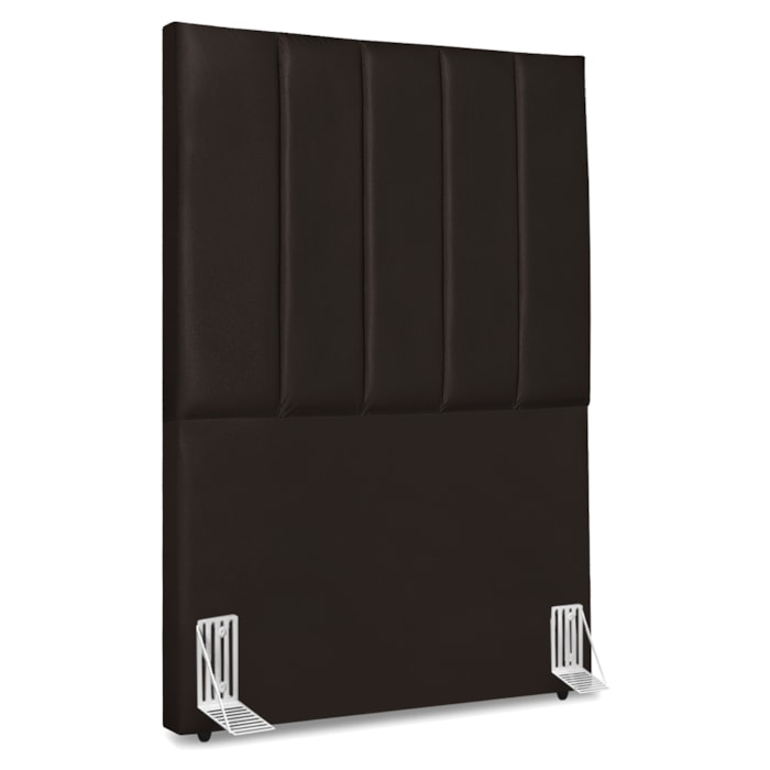 Cabeceira Solteiro 100 cm Com Frame Dalia Corino Marrom Artte