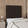 Cabeceira Solteiro 100 cm Com Frame Dalia Corino Marrom Artte