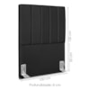 Cabeceira Solteiro 100 cm Com Frame Dalia Linho Preto Artte