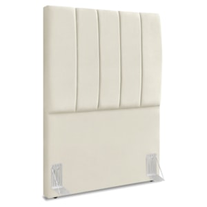 Cabeceira Solteiro 100 cm Com Frame Dalia Suede Bege Artte