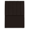 Cabeceira Solteiro 100 cm Com Frame Dalia Suede Marrom Artte