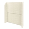 Cabeceira Solteiro 100 cm Com Frame Imperial Boucle Creme IMPO