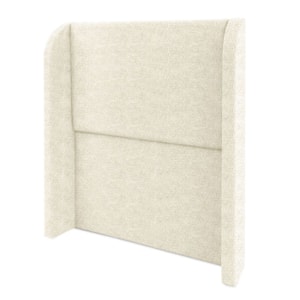 Cabeceira Solteiro 100 cm Com Frame Imperial Boucle Creme IMPO
