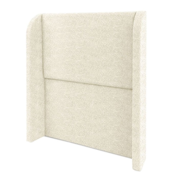 Cabeceira Solteiro 100 cm Com Frame Imperial Boucle Creme IMPO
