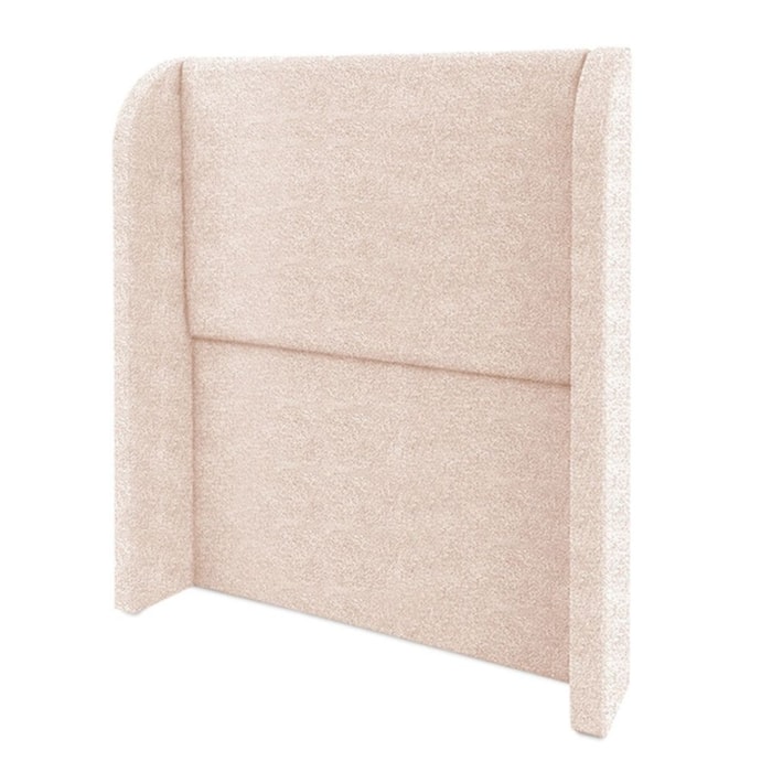 Cabeceira Solteiro 100 cm Com Frame Imperial Boucle Rose IMPO