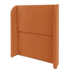 Cabeceira Solteiro 100 cm Com Frame Imperial Boucle Terracota IMPO